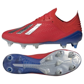 Adidas X 18.1 Sg M BB9359 fodboldstøvler rød rød