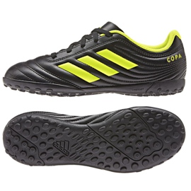 Adidas Copa 19.4 Tf Jr D98100 fodboldstøvler sort sort