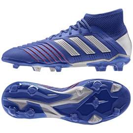Adidas Predator 19.1 Fg Jr CM8530 fodboldstøvler blå blå