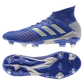 Adidas Predator 19.1 Sg M BC0312 fodboldstøvler blå blå