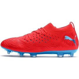 Puma Future 19.2 Netfit Fg Ag M 105536 01 fodboldstøvler flerfarvet rød