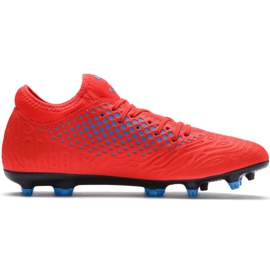 Fodboldstøvler Puma Future 19.4 Fg Ag M 105545 01 flerfarvet rød