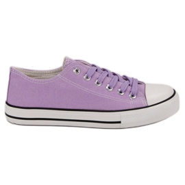 J. Star Klassiske lilla sneakers violet