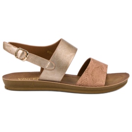 Komfortable VINCEZA sandaler gul