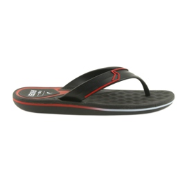 Rider 11315 gel-flip-flops til mænd sort rød