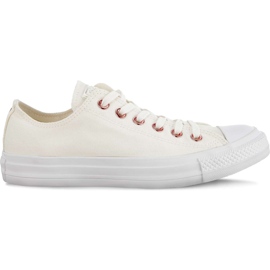 Converse Chuck Taylor All Star Ox C163283 Egret Rabarber Hvid beige
