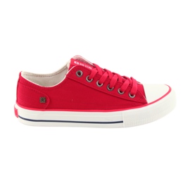 Red Big Star 274339 bundne sneakers rød