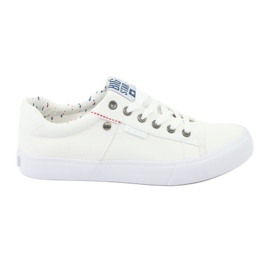 Big Star Herresneakers, bundet hvide 174097