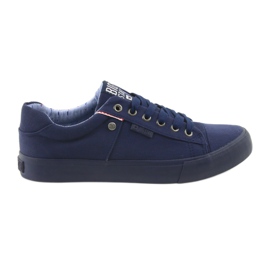 Big Star Herresneakers, bundet marineblå 174094 marine blå