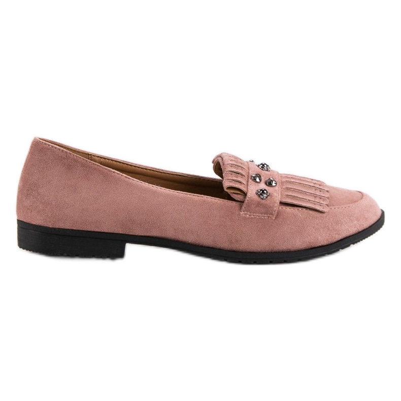 Laura Mode Loafers i ruskind lyserød