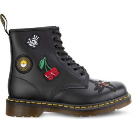 Dr. Martens 1460 Glat Patch Black sort