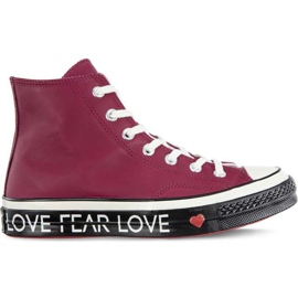 Converse Chuck 70 Rabarber Egret Black rød
