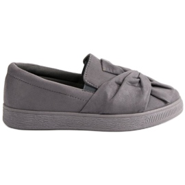 McKey Slip-on ruskind sneakers grå