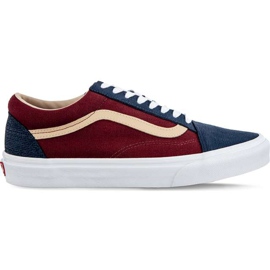 Vans Old Skool Vmn Textured Suede Sailor Blue Port flerfarvet