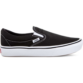 Vans Comfycush Slip On Vne Black True White sort