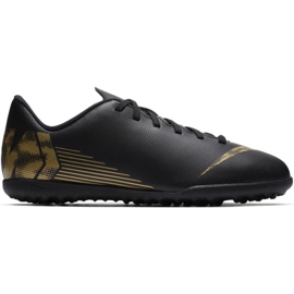 Nike Mercurial Vapor X 12 Club Tf Jr AH7355-077 fodboldsko flerfarvet sort