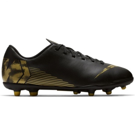 Nike Mercurial Vapor 12 Club Mg Jr AH7350-077 fodboldsko flerfarvet sort