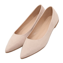 Damer beige ballerinaer 3157 Beige