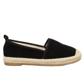 Sorte espadriller til kvinder A615-ESP-1 Sort
