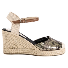 McKey Kile Espadrilles gul flerfarvet