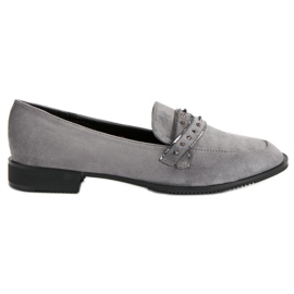 Sergio Todzi Grå Loafers Med Strass