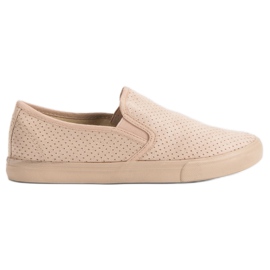 Suede Slip On Sneakers brun