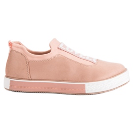 Ideal Shoes Lovelo Slip-On sneakers lyserød