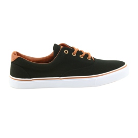 American Club Herresko sorte sneakers LH03 brun