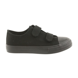 Atletico Sort velcro sneakers TDZ-7-V