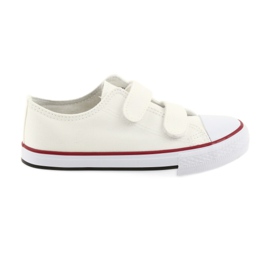 Hvide sneakers med velcro Atletico TDZ-7-V