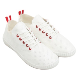 Kvinders røde og hvide sneakers BO-1 Rød