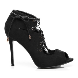 Vices Mirella bundet sandaler sort
