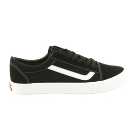 Sorte Atletico 18081 sneakers med snøre