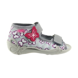 Befado sandaler børnesko 242P090 violet grå lyserød