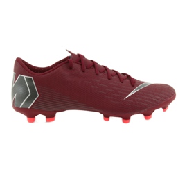 Nike Mercurial Vapor 12 Academy FG M AH7375-606 fodboldsko klaret rød