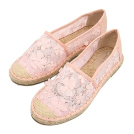 Lyserøde blonde espadriller MB188-225 Lyserød