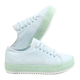 Blå espadrilles R-365 LT.BLUE sneakers