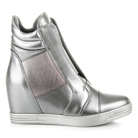 Mtt Sport Sølv Wedge sneakers grå