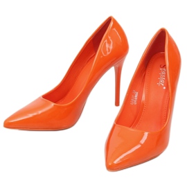 Orange kvinders høje hæle LE03P Orange