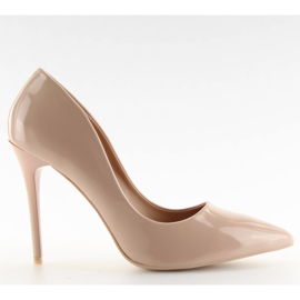Kvinders patentshælte sko LL-89P Beige II-GAT