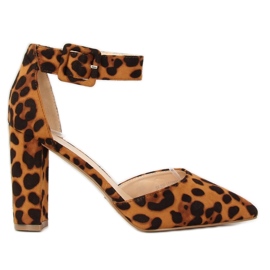 Pumper på leopard SY33P Leopard stolpe brun