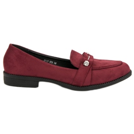Nio Nio Maroon loafers rød