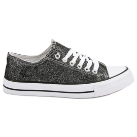 Sorte sneakers med Borkat