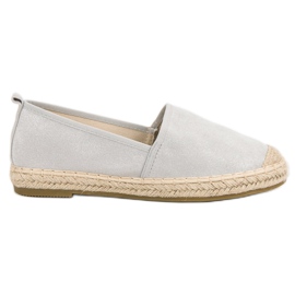 Bestelle Ruskind Espadrilles grå