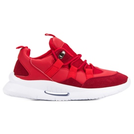 Lysrøde sneakers