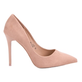 Seastar Suede Stilettos Dirty Pink lyserød