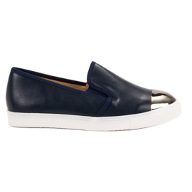 Queen Bee Elegante Slipons blå