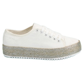 Hvide Espadriller