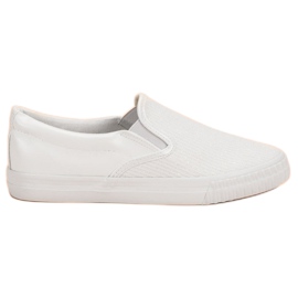 Muto Hvide Slip On Sneakers