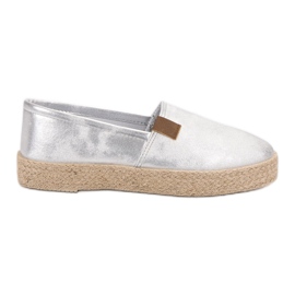 Moderigtigt sølv Espadrilles grå
